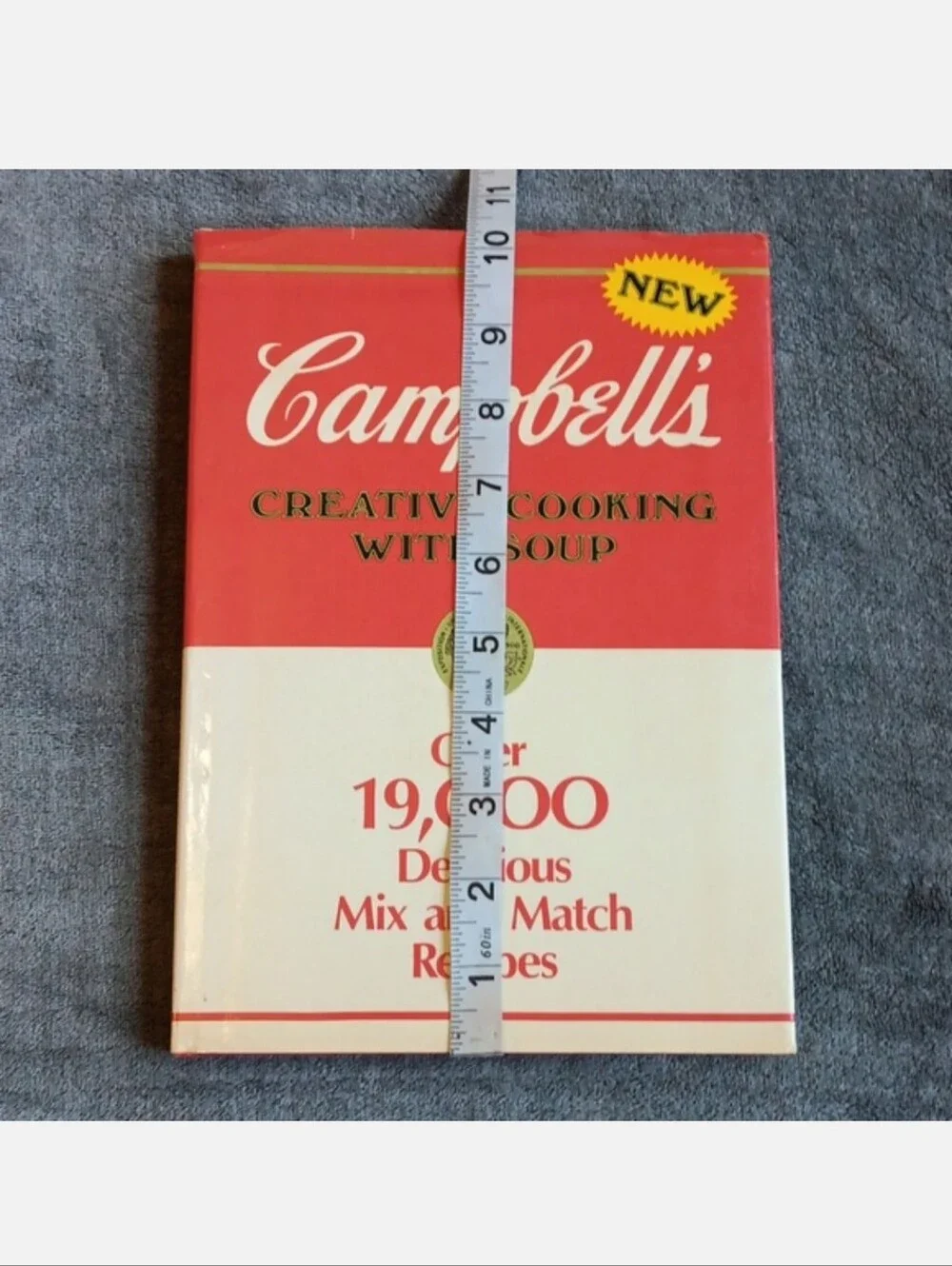 1985 Campbell's Creative Cooking With Soup Hardcover Cookbook, Fall, Winter